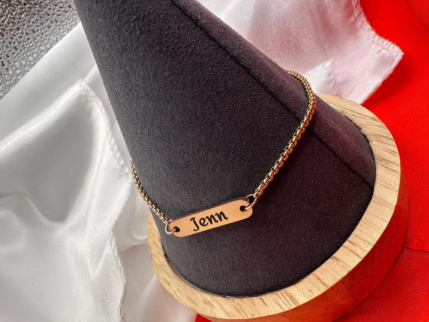 Custome name stainless steel bracelet