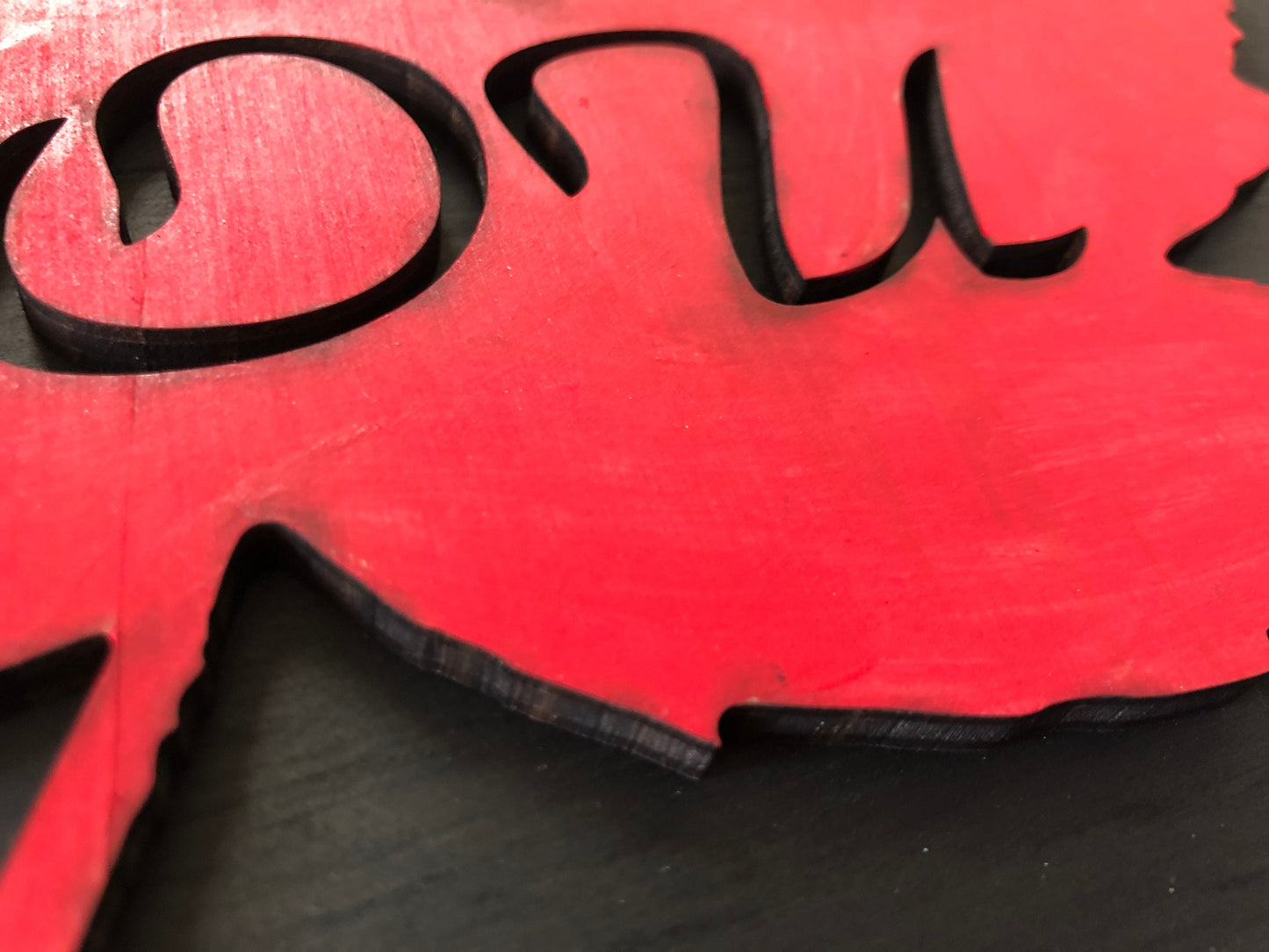 Maple Leaf I fell for you - wooden