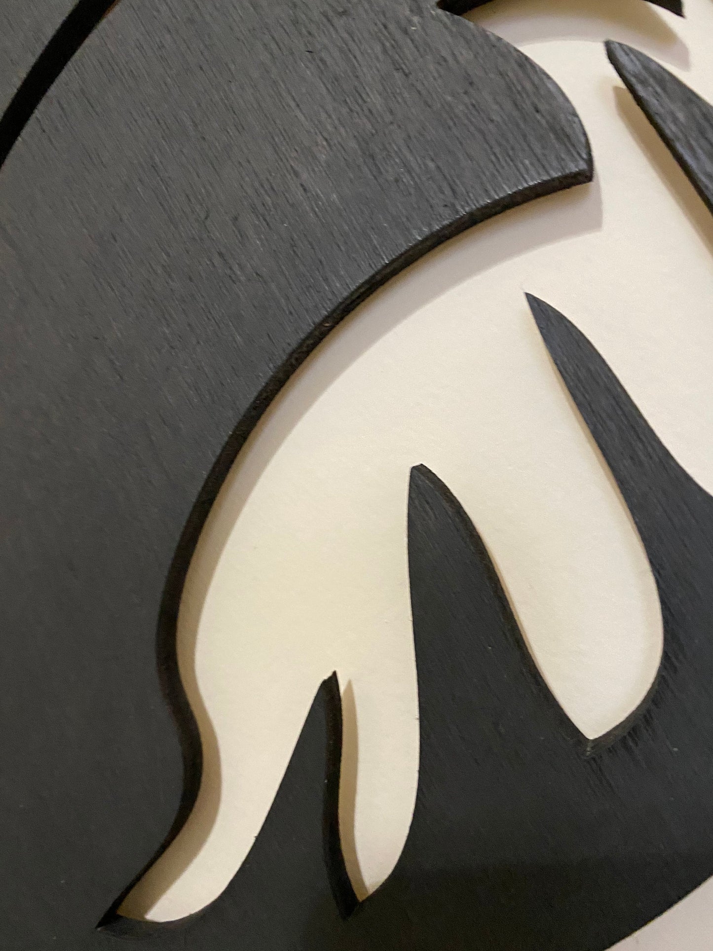 Wooden dragon wall art