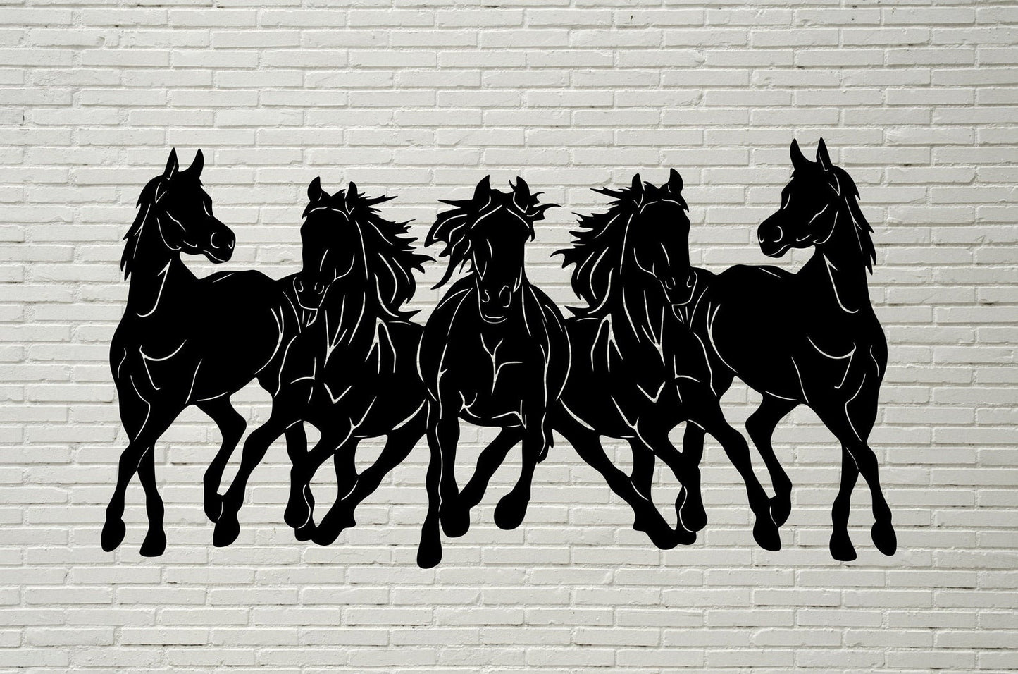 Wooden Horses for wall decor