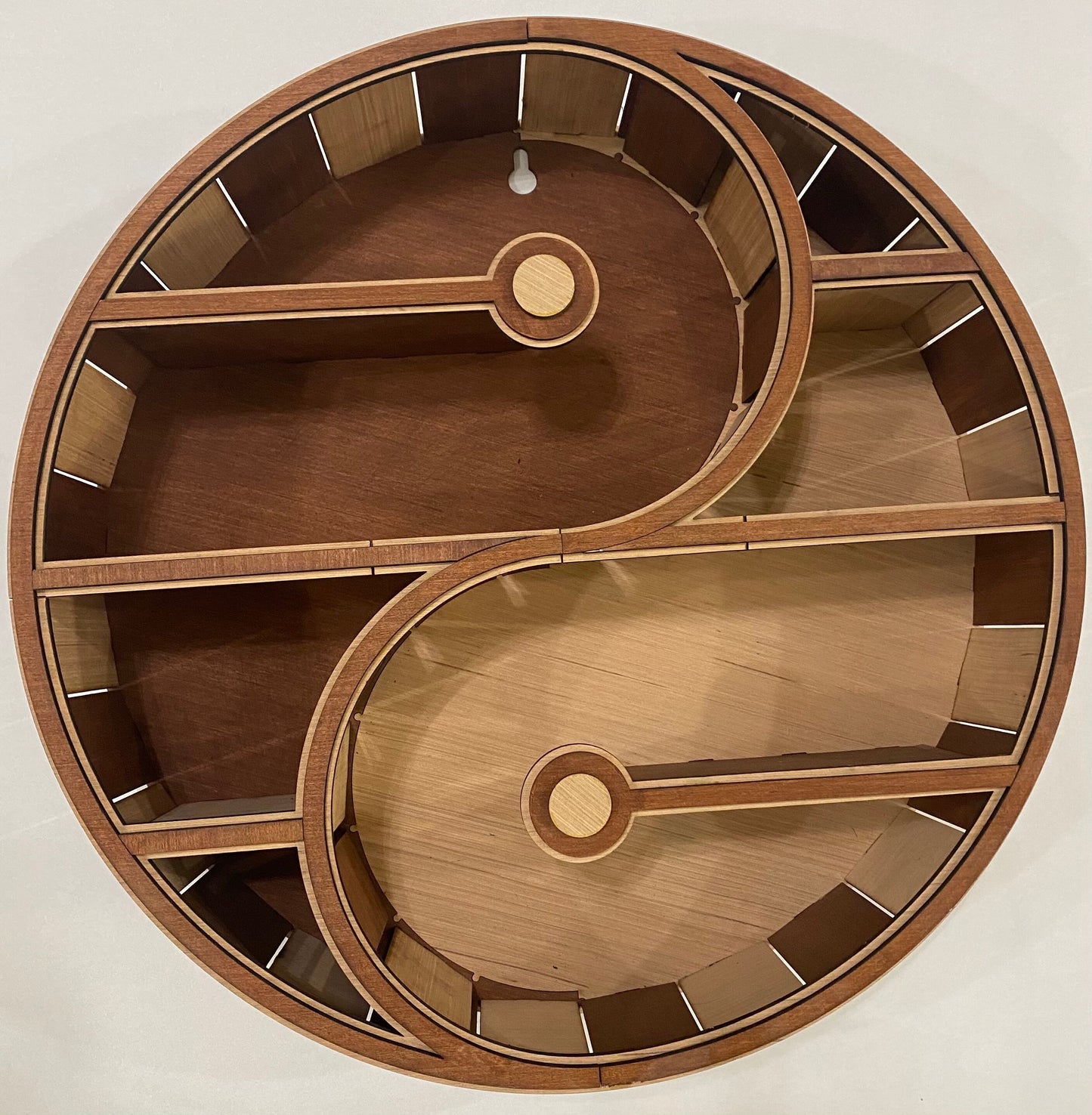 Yin Yang wooden shelve Wall Art