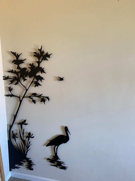 Wooden wall decor