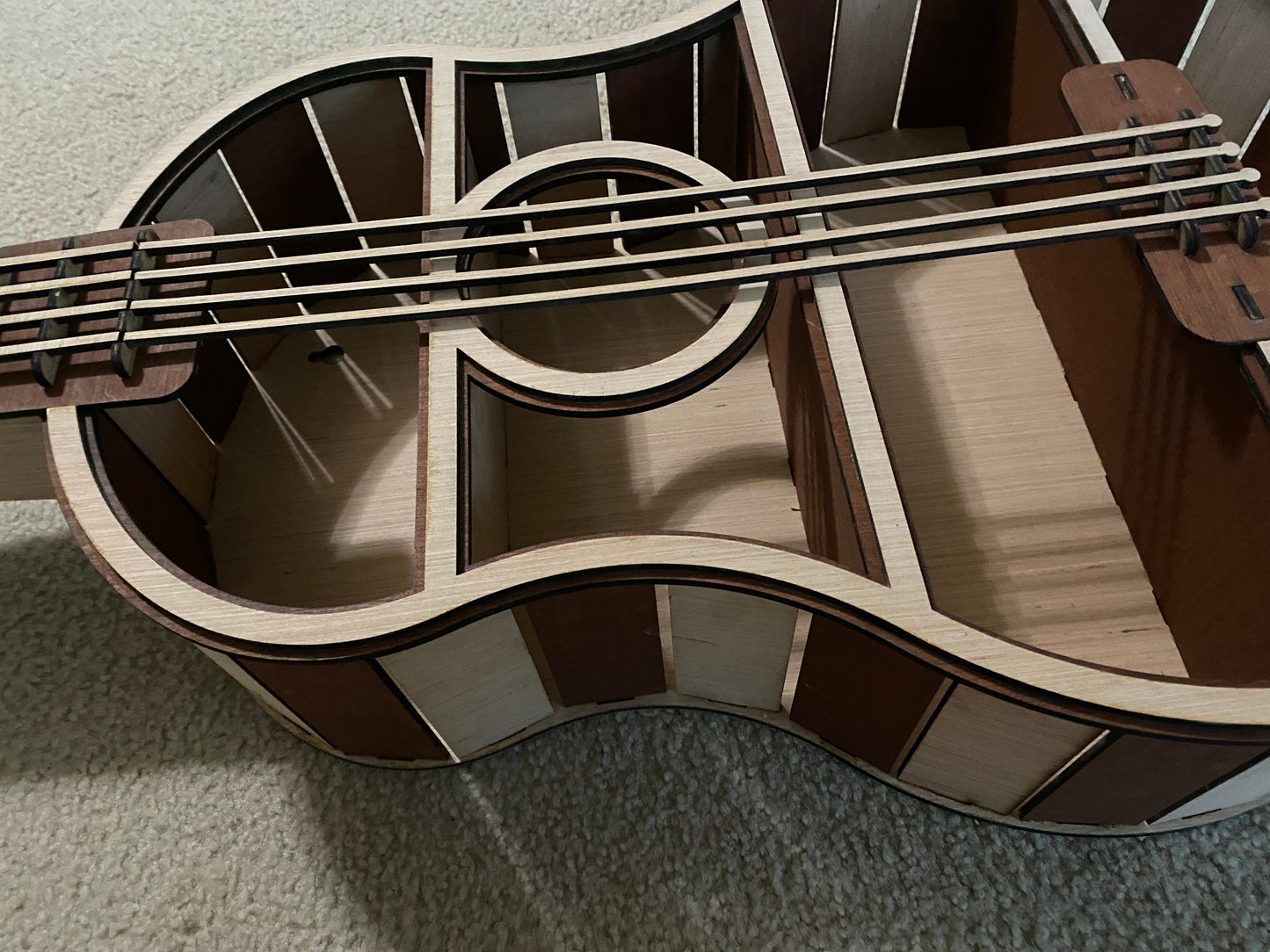 Wooden Guitar shelf