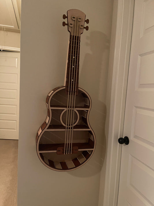 Wooden Guitar shelf